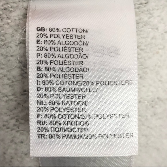 NORTH face gray play purple accent, zip front hoodie - Picture 5 of 10